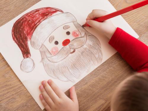 image-Jeu-concours : dessine le Père Noël à la piscine !